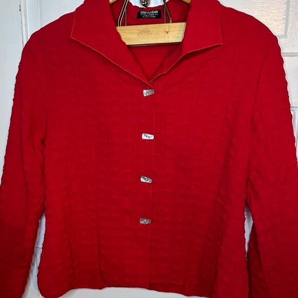 SoftWear Set w/ Abalone Shell Buttons Petite - Picture 9 of 11